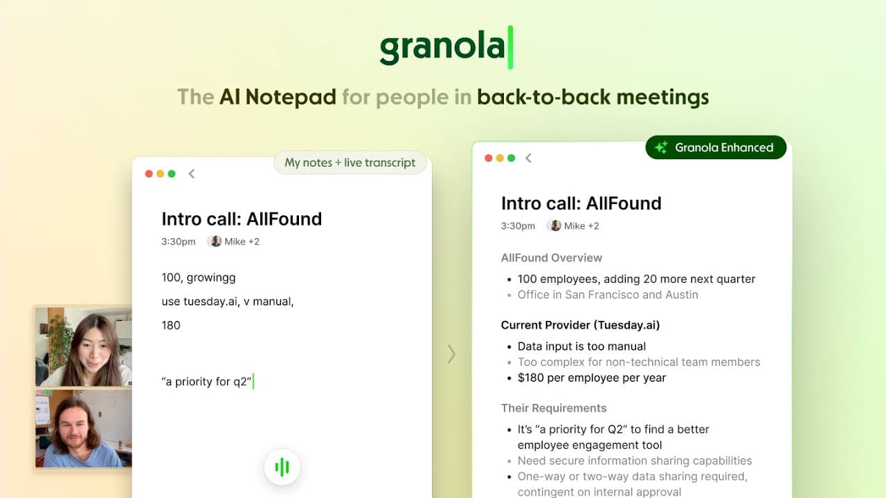 Granola screenshot